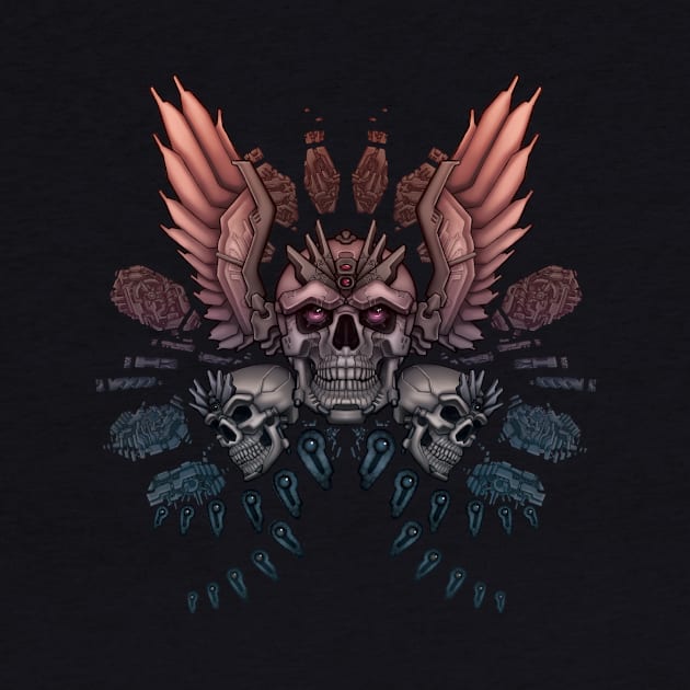 Skulls and Wings by bomazu